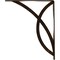 Ekena Millwork Miller Wrought Iron Bracket, (Single center brace), Antiqued Bronze 1 1/2"W x 12"D x 15"H BKTM01X12X15SMIABZ - alternate 3